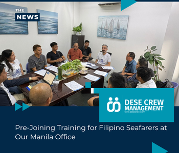 Pre-Joining Training for Filipino Seafarers at Our Manila Office